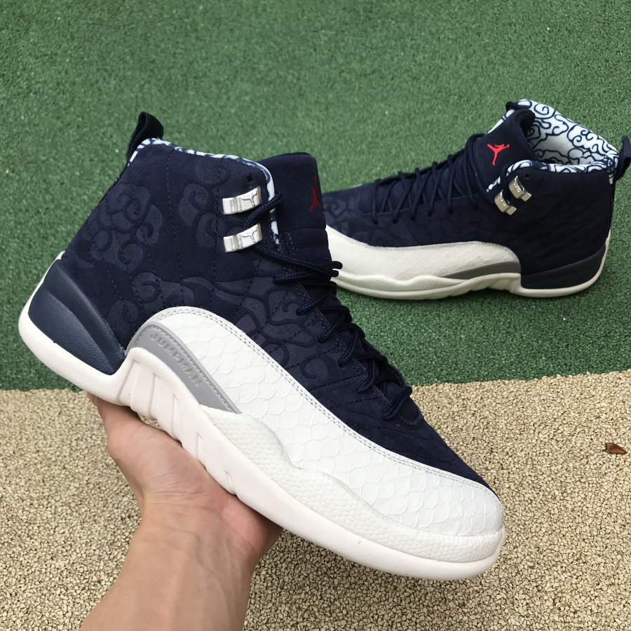 Nike Air Jordan 12 International Flight New Aj12 12s Navy Blue White Bv8016 445 18 - www.kickbulk.cc